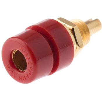 Hirschmann Test & Measurement バナナプラグ 真鍮 23.5mm 赤 Hirschmann Test & Measurement