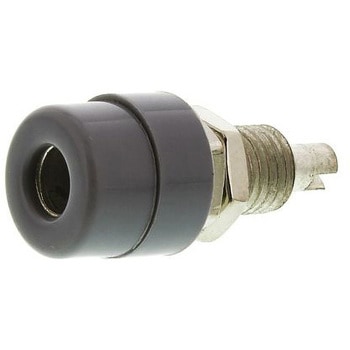 Hirschmann Test & Measurement バナナプラグ 真鍮 23.5mm グレー - Hirschmann Test & Measurement