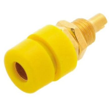 Hirschmann Test & Measurement バナナプラグ 真鍮 23.5mm 黄 Hirschmann Test & Measurement