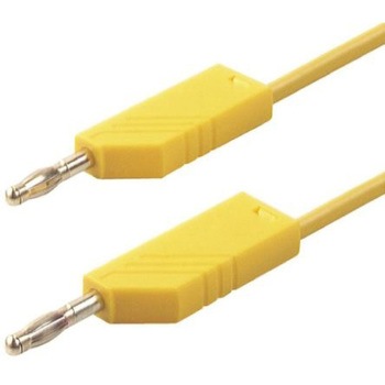 Hirschmann Test & Measurement テストリード線 30 V ac， 60 V dc， 黄， 2m Hirschmann Test & Measurement
