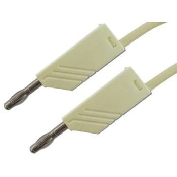 Hirschmann Test & Measurement テストリード線 30 V ac， 60 V dc， 白， 2m Hirschmann Test & Measurement