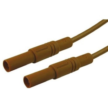 Hirschmann Test & Measurement テストリード線 1000V ac/dc， 茶， 1m(934075105) Hirschmann Test & Measurement