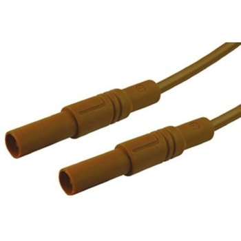 Hirschmann Test & Measurement テストリード線 1000V ac/dc， 茶， 2m(934077105) Hirschmann Test & Measurement