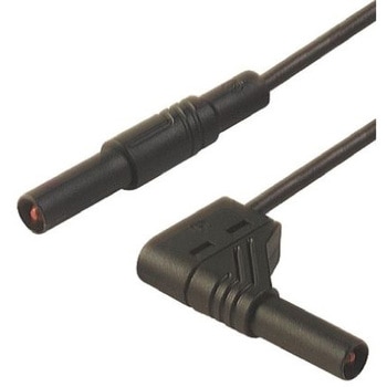Hirschmann Test & Measurement テストリード線 1000V ac/dc， 黒， 1m(934083100) Hirschmann Test & Measurement