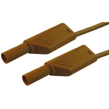 Hirschmann Test & Measurement テストリード線 1000V ac/dc， 茶， 1m(934088105) Hirschmann Test & Measurement