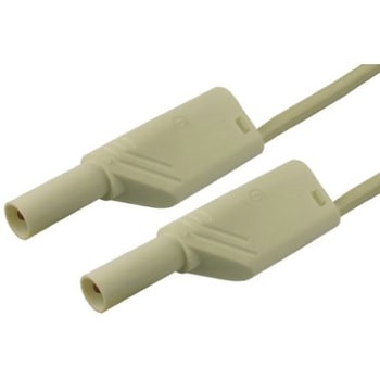 Hirschmann Test & Measurement テストリード線 1000V ac/dc， 白， 1m(934088107) Hirschmann Test & Measurement