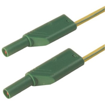 Hirschmann Test & Measurement テストリード線 1000V ac/dc， 緑， 黄， 1m(934088188) Hirschmann Test & Measurement