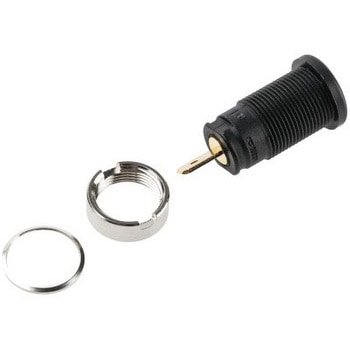 Hirschmann Test & Measurement バナナプラグ 真鍮 32mm 黒 - Hirschmann Test & Measurement