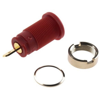 Hirschmann Test & Measurement バナナプラグ 真鍮 32mm 赤 Hirschmann Test & Measurement