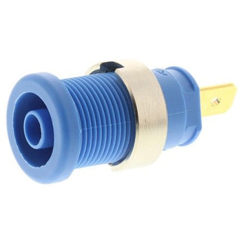 Hirschmann Test & Measurement バナナプラグ 真鍮 32mm 青 Hirschmann Test & Measurement