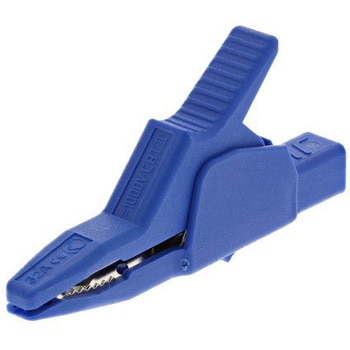ヒルシュマン 972405102 わに口クリップ 32A 30mm， 青 Hirschmann Test & Measurement