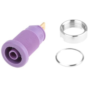 Hirschmann Test & Measurement バナナプラグ 真鍮 32mm 紫 - Hirschmann Test & Measurement