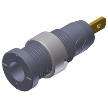 Hirschmann Test & Measurement バナナプラグ 真鍮 28mm グレー Hirschmann Test & Measurement