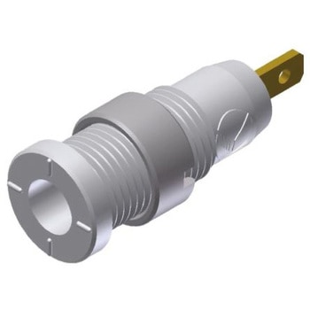 2mm safety panel socket，10A，CATIII Hirschmann Test & Measurement