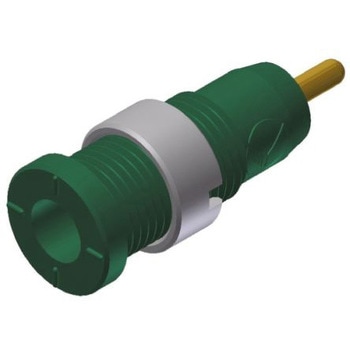 Hirschmann Test & Measurement バナナプラグ 真鍮 28mm 緑 Hirschmann Test & Measurement