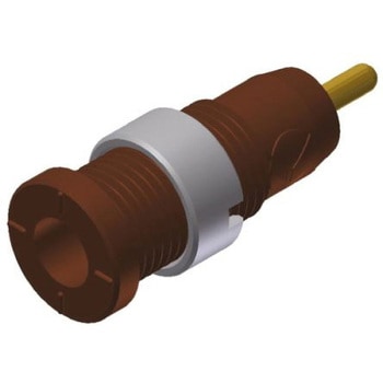 Hirschmann Test & Measurement バナナプラグ 真鍮 28mm 茶 - Hirschmann Test & Measurement