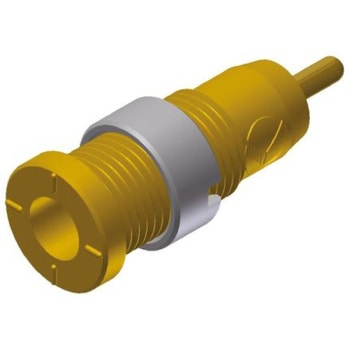 Hirschmann Test & Measurement バナナプラグ 真鍮 28mm 黄 Hirschmann Test & Measurement