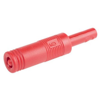 マルチコンタクト バナナプラグ 真鍮 54mm 赤 - MULTI-CONTACT