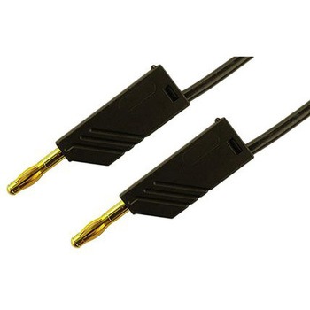 Hirschmann Test & Measurement テストリード線 30 V ac， 60 V dc， 黒， 25cm Hirschmann Test & Measurement