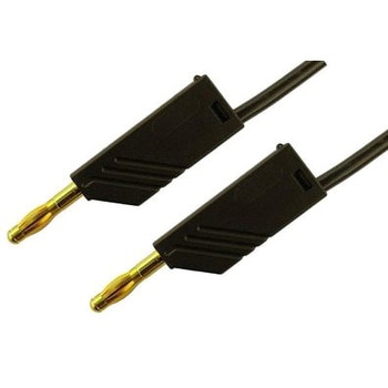 Hirschmann Test & Measurement テストリード線 30 V ac， 60 V dc， 黒， 50cm Hirschmann Test & Measurement