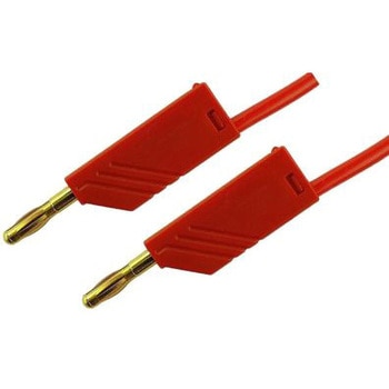 Hirschmann Test & Measurement テストリード線 30 V ac， 60 V dc， 赤， 50cm Hirschmann Test & Measurement