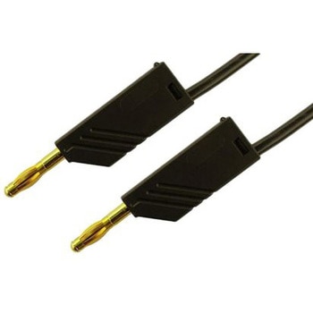 Hirschmann Test & Measurement テストリード線 30 V ac， 60 V dc， 黒， 2m Hirschmann Test & Measurement