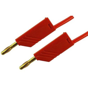 Hirschmann Test & Measurement テストリード線 30 V ac， 60 V dc， 赤， 1m Hirschmann Test & Measurement