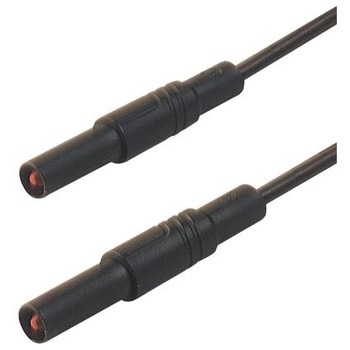 Hirschmann Test & Measurement テストリード線 1000V ac/dc， 黒， 50cm(934072100) Hirschmann Test & Measurement
