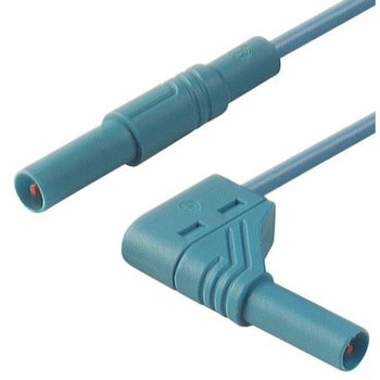 Hirschmann Test & Measurement テストリード線 1000V ac/dc， 青， 50cm(934081102) Hirschmann Test & Measurement