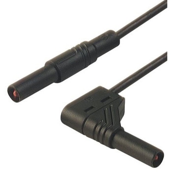Hirschmann Test & Measurement テストリード線 1000V ac/dc， 黒， 2m(934084100) Hirschmann Test & Measurement