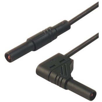 Hirschmann Test & Measurement テストリード線 1000V ac/dc， 黒， 2m(934085100) Hirschmann Test & Measurement