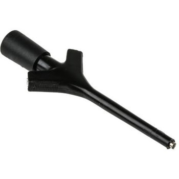 ヒルシュマン フッククリップ ソケット 52mm， 黒 Hirschmann Test & Measurement