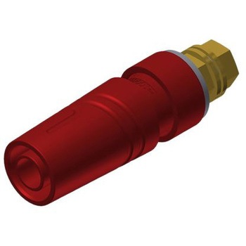 Hirschmann Test & Measurement バナナプラグ 真鍮 赤(972357701) - Hirschmann Test & Measurement