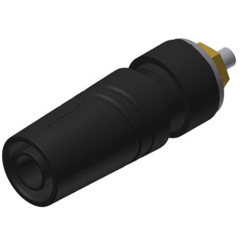 Hirschmann Test & Measurement バナナプラグ 真鍮 黒(972358700) - Hirschmann Test & Measurement