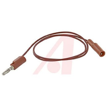 Mueller BU-2031-A-24-2 テストリード線， 赤， 0.6m MUELLER ELECTRIC