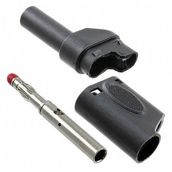 Mueller バナナプラグ ベリリウム銅 53mm 黒 MUELLER ELECTRIC