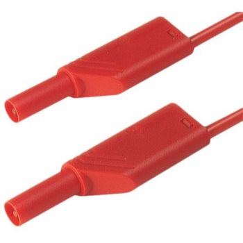 Hirschmann Test & Measurement テストリード線 1000V ac/dc， 赤， 50cm(934168101) Hirschmann Test & Measurement