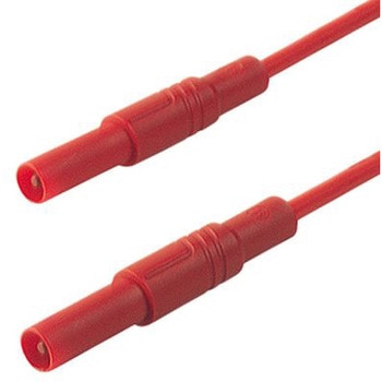 Hirschmann Test & Measurement テストリード線 1000V ac/dc， 赤， 1m(934174101) Hirschmann Test & Measurement