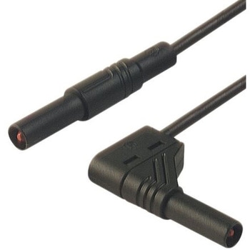 Hirschmann Test & Measurement テストリード線 1000V ac/dc， 黒， 2m(934184100) Hirschmann Test & Measurement