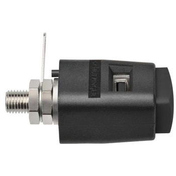 Schutzinger， ターミナル， PA 6.6， 黒 6.2mm - Schutzinger