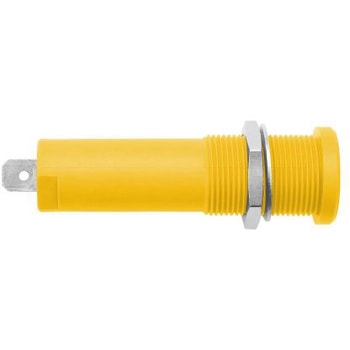 Schutzinger バナナプラグ 48mm 黄 Schutzinger