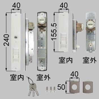 シリンダーセット(セキュリティ・DN・シャッター付) LIXIL(トステム