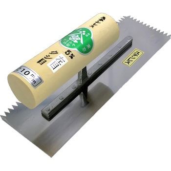 ステンクシ目鏝 (ノコ目) 左目5mm目 宮谷製作所