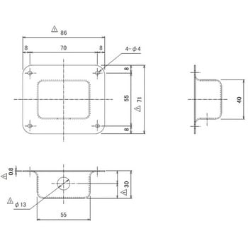 埋込型スイッチボックス 信和自動車工業