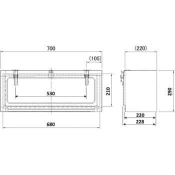 ボンデ工具箱(角型700・730) 信和自動車工業