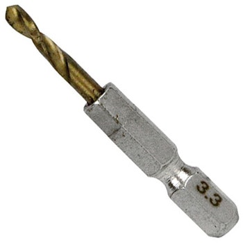 六角軸TiN鉄ドリル 極短 SK-11