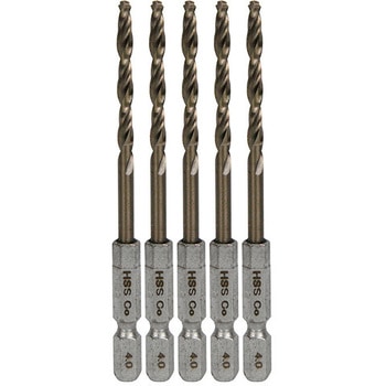 六角軸Coステンドリル 普通 5本セット SK11