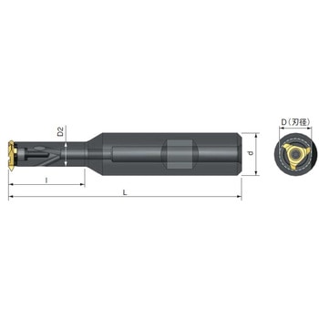 バーチカルミルスレッド用ツールホルダー(鉄製) カーメックス