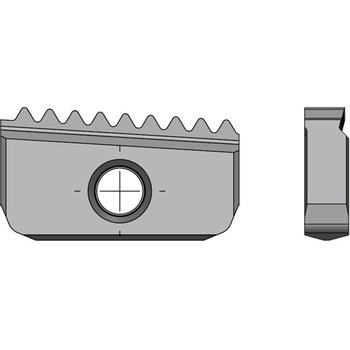 ミルスレッド 内外径ねじ切チップ  油井管用(API ROUND) カーメックス