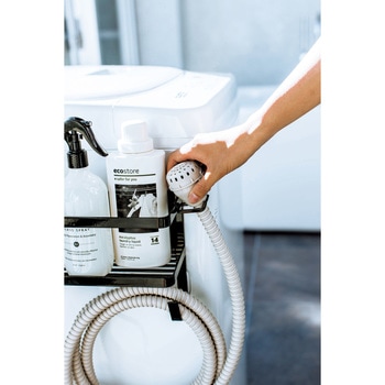 ホースホルダー付き洗濯機横マグネットラック タワー 山崎実業